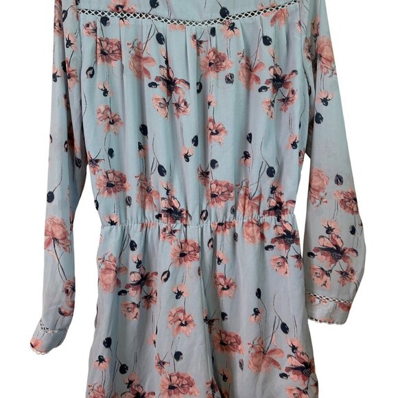 House of Harlow x Revolve Mila Floral Long Sleeve Feminine Romper Size Medium - Picture 15 of 15